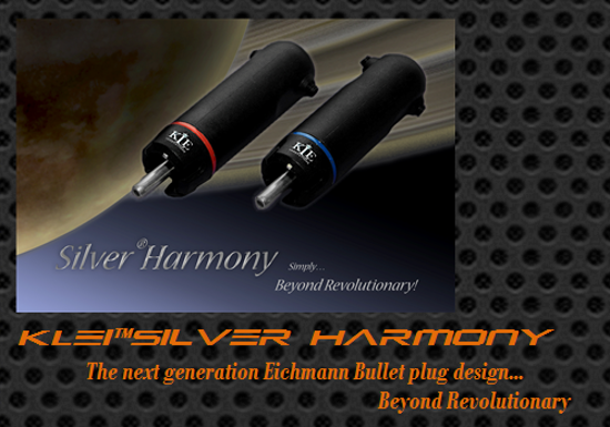 Obrazek RCA, Cinch  KLE Innovations Silver Harmony Plug - 4 szt.