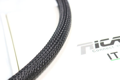 Obrazek Ricable Custom Oplot BB13 Black/Black - na kabel o srednicy 10-16 mm